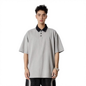 เสื้อยืดโอเวอร์ไซส์แบบยูนิเซ็กซ์ ผ้าคอตตอน 100% น้ำหนัก 285 GSM สไตล์วินเทจ สตรีทแวร์ ระบายอากาศได้ดี สวมใส่สบาย รับผลิตตามแบบ (OEM) ขายส่ง - Product Image 2