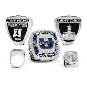 2025 personalizado fútbol baloncesto deportes Usssa béisbol Campeonato anillo Softball voleibol alta calidad equipo campeones anillo - Product Image 3