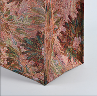 Sac fourre-tout jacquard en stock – Vente en gros – Design floral minimaliste et moderne – Tendance et polyvalent – Style bohème – Grande capacité