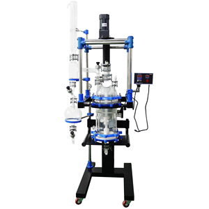 Réacteur en verre à double enveloppe organique de 5L à 200L pour opérations de distillation et d'extraction à l'échelle pilote - Product Image 2