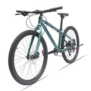 Vélo de montagne 9 vitesses, cadre en alliage d'aluminium de 26 pouces, fourche à suspension, freins à disque hydrauliques avant et arrière, jante à double paroi - Product Image 1