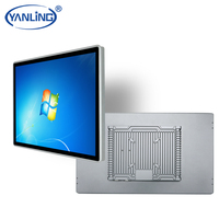 Bajo costo 15,6 pulgadas CELE RON J1900 MINI computadora de escritorio COM2 Soporte RS232/485 panel Industrial PC