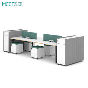Mesa de escritorio moderna para oficina, fabricantes de muebles, estaciones de trabajo modulares de 6 plazas, 2,4 - Product Image 3