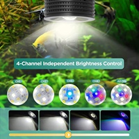 Lominie Asta 20 Lumière LED pour aquarium d'eau douce planté avec télécommande et contrôle WiFi pour nano aquarium de poissons coralliens