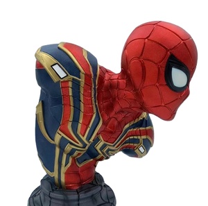 Buste en résine <span class=keywords><strong>Spiderman</strong></span>, modèle artisanal, ornement d'aventure télévisuelle, écologique, pour décorations <span class=keywords><strong>de</strong></span> <span class=keywords><strong>Noël</strong></span> - Product Image 1
