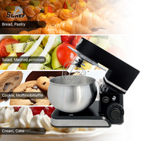 SOHEF - Mélangeur à pâte de haute qualité à prix compétitif, style tendance, 1300W, 5L, mélangeur sur socle multifonctionnel professionnel, machine de boulangerie