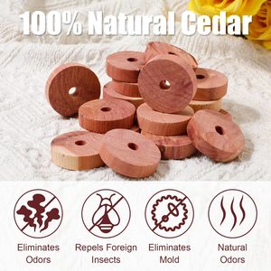 Anillo de Madera de Cedro de Alta Calidad para Almacenamiento de Ropa y Perchas Aromáticas de Madera - ¡Gran Venta! - Product Image 5