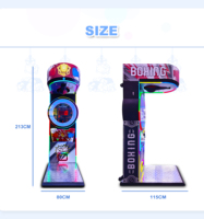 Machines de jeu de boxe à monnayeur de haute qualité pour parcs d'attractions, avec mesure de force, pour salles d'arcade sportives