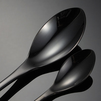 Bulk 5-Star Gold Stainless Steel Flatware Set Golden Dinner Knife Spoon Fork Wedding Cutlery Party