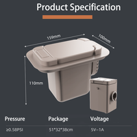 Pompe à air sans fil intégrée à faible bruit (80 dB) pour matelas et canapé gonflable – Échantillon gratuit, prix de gros