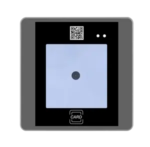 ZR402 2D QR Scanner + lecteur de carte à puce RFID avec prise en charge de l'interface USB/RS485/Wiegand26/34 carte RFID ISO14443A/B/ISO15693