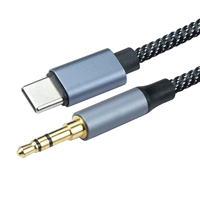 Câble audio auxiliaire USB C vers 3.5mm pour iPhone 15 Samsung Galaxy S23 Casque Type C vers 1/8 "Cordon jack stéréo Hi-Fi mâle 3.3FT
