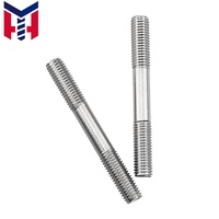 Corrosion Resistant 316 Stainless Steel Plain Finish Right Hand Double End Threaded Rod Stud Bolt Full Thread for Petrochemical