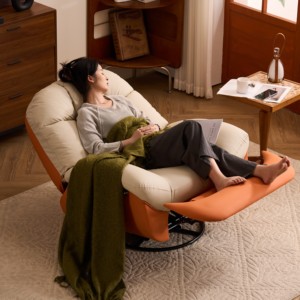 Ghế massage hiện đại cao cấp, thoải mái, kiểu dáng phòng khách, có chức năng rung, bọc vải và khung kim loại - Product Image 6