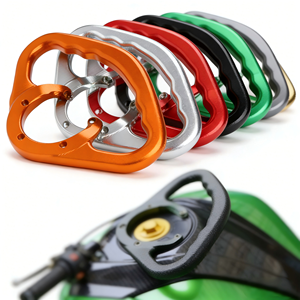 Grille de protection de radiateur avec trous de fixation à vis à cinq ou sept trous, accessoires pour systèmes de carrosserie de moto - Product Image 1