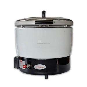 Cuiseur à riz à gaz automatique 7L à usage commercial d'hôtel avec couvercle en acier inoxydable non électrique Pot intérieur en aluminium épais - Product Image 4