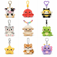 Jouets en peluche personnalisés OEM, porte-clés et pendentifs en peluche sur mesure, reproduisez votre design