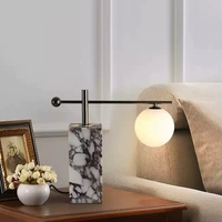 Lampe de table de style Bulgari de luxe italienne haut de gamme pour chambre à coucher, lumière d'ambiance décorative pour salon et bureau