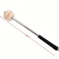 Marching Drum Hammer Head Aluminiumlegierungsgriff Praktischer Snare Drum Stick Beater