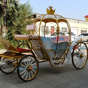 Wholesale Price Electric <b>Pumpkin</b> Carriage Parties & Weddings Special Transportation <b>Decor</b> with Lights - Product Image 1
