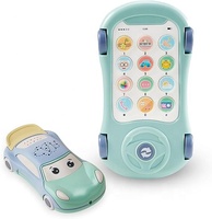 Jouet de téléphone portable pour bébé - Jouet musical interactif certifié CPSIA CPC pour les garçons de 1 an