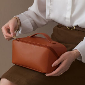 Borsa Cosmetica Organizzatore con Cerniera Impermeabile Grande Capacità 3-6L per Donne con Manico per Trucchi - Product Image 5