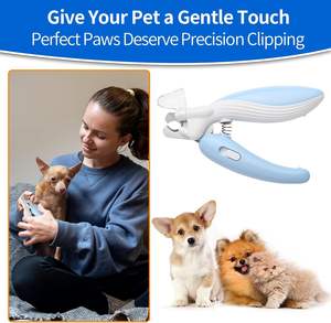 Toptan Pet pençe bakım ürünleri elektrikli paslanmaz çelik evcil hayvan tırnak kesme ve değirmeni Led - Product Image 3