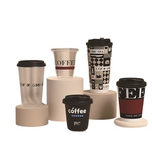 Disposable Stylish High-quality Pulp Paper Logo Carry 8oz 12oz Customized Double-walled Recyclable Cmyk Print <strong>Realpack</strong> 90mm Cups - Product Image 3