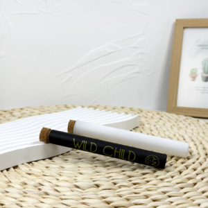 Tube à essai en verre à fond plat de qualité alimentaire de 47mm avec vente en gros de liège ou de bambou - Product Image 4