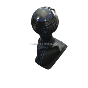 Perilla de cambio deportiva de fibra de carbono azul Black <span class=keywords><strong>Warrior</strong></span> importada de alta calidad, compatible con Volkswagens y Audis - Product Image 1