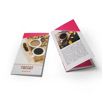 Manuel d'entreprise personnalisé pour employés, brochure pliée, dépliants à trois volets, pages couleur CMYK, impression professionnelle sur papier