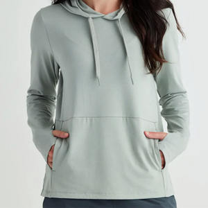 Tissu flexible drapé lourd Douceur hallucinante Sweat à capuche en viscose de bambou de qualité supérieure personnalisé avec cordon de serrage - Product Image 1