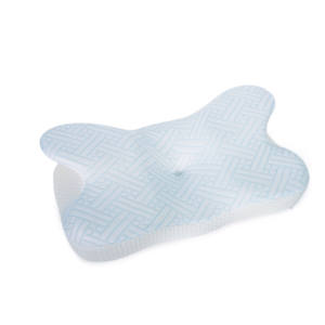 <span class=keywords><strong>Oreiller</strong></span> en mousse à mémoire <span class=keywords><strong>de</strong></span> <span class=keywords><strong>forme</strong></span> avec gel rafraîchissant – Soutien ergonomique du cou, housse amovible en soie glacée pour les personnes ayant chaud la nuit - Product Image 3