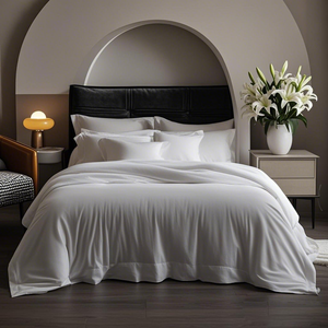 <span class=keywords><strong>2025</strong></span> phong cách mới cao cấp 100% <span class=keywords><strong>cotton</strong></span> 40 Sợi đếm khách sạn Bộ bốn mảnh hiện đại dệt Bộ sưu tập khách sạn năm sao - Product Image 1