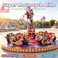 Manèges de parc d'attractions pour enfants : Carrousel et motos de course à vendre