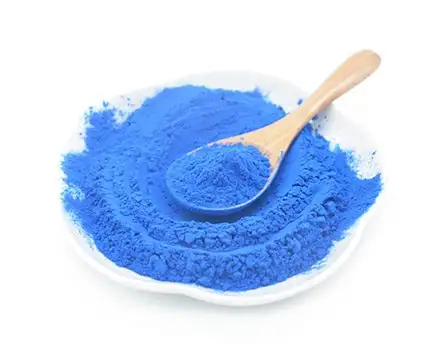 Phycocyanin-Polvo de extracto de espirulina azul a base de plantas, Phycocyanin para hornear, E18, E25, E40