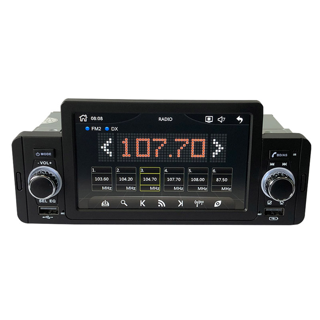 Universal 5 Inch Car MP5 Player Dashboard Mount Backup Camera Stereo FM Mirror Link Dual USB Ports Built-in for for Player