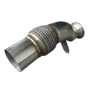 High Quality CATTED High Flow Air Vent Downpipe for BMW M3 Catalytic Exhaust Pipes for 2018+ Models - Product Image 1