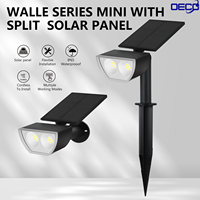Lampe solaire LED d'extérieur en gros d'usine, étanche IP65, en ABS, décorative pour jardin, patio et éclairage de chemin