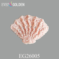 EG26005 5X4CM Accessoires pour cheveux en forme de coquillage faits à la main, accessoires pour cheveux, produits semi-finis, broche de dessin animé mignonne