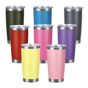 20oz <strong>Tumbler</strong> Bulk Stainless Steel Vacuum Insulated Double Wall Coffee Cup Travel <strong>Tumbler</strong> Mug With Lid - Product Image 3