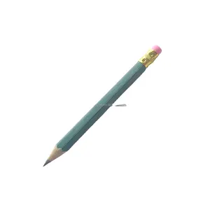 高尔夫铅笔小木铅笔定制标志橡皮擦