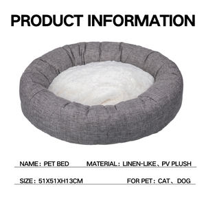 Cama Redonda para Mascotas, Perros y Gatos, con Logotipo Personalizado, Venta al Por Mayor del Fabricante - Product Image 4