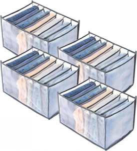 Boîte de rangement pliable en tissu non tissé écologique, organisateur de maison, table de chevet carrée, tiroirs de rangement, boîte de séparation pour placard 10-20L - Product Image 1