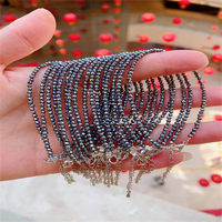Bracelet de perles à facettes en améthyste et rubis, pierres de guérison en cristal, breloque de mode en pierres précieuses, vente en gros