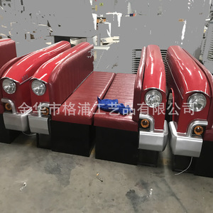 Custom Punk <b>Style</b> Car <b>Head</b> Leather Sofa For Bar And Auto 4S Store Creative Furniture - Product Image 4