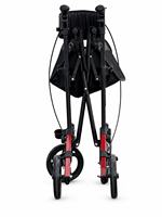 Alat Bantu Jalan (Rollator) Aluminium yang Nyaman dengan Lapisan Powder-Coated, Kursi yang Dapat Disesuaikan, dan Kapasitas Berat 136kg