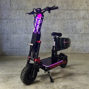 Scooter Plegable de Doble Motor con Neumáticos Gruesos de 13/14 Pulgadas, Encendido por Contraseña/Tarjeta NFC, 72V 10000W 15000W, con Caja de Transporte - Product Image 1