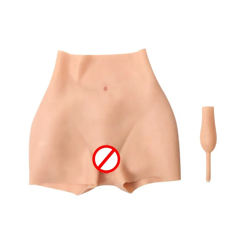 Fesses en silicone avec grosses fesses Trans garçon à fille fausse chatte cosplay silicone vagin pantalon femme travestissement drag queen