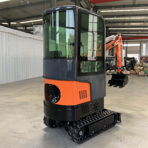 Mini-excavatrice sur chenilles de 1,0 tonne, machine de chantier de 1000 kg, petite pelle avec godets - Product Image 6